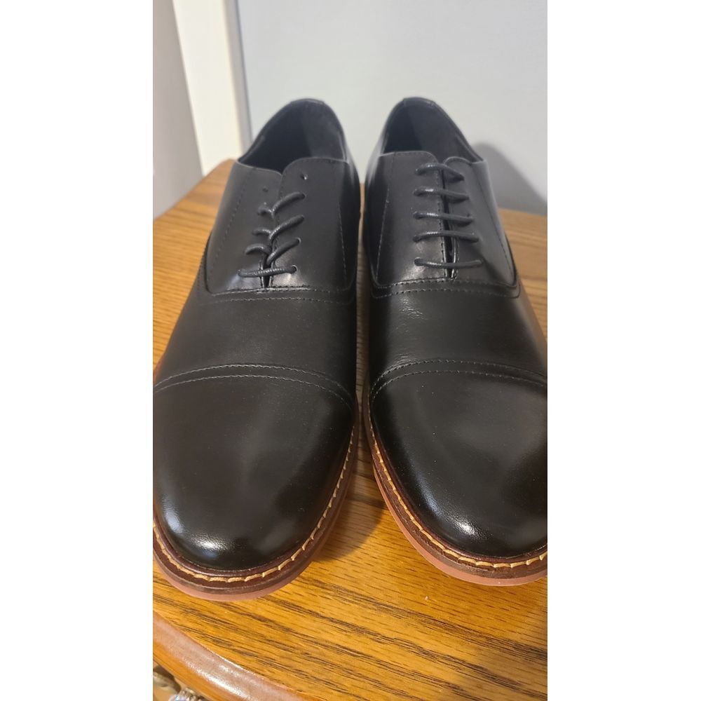 Floyd Lotte Black Men's Oxford Dress‎ Shoes Sz 11. NEW IN BOX